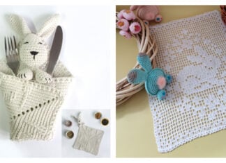 Easter Napkin Free Crochet Patterns