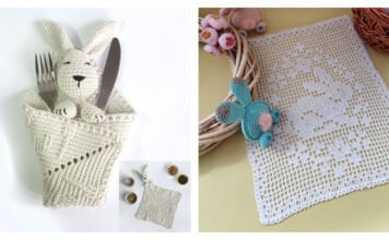 Easter Napkin Free Crochet Patterns