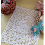 Easter Napkin Rabbit Free Crochet Pattern