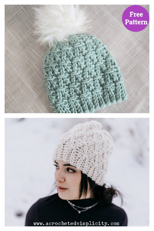 Fireside Beanie Free Crochet Pattern