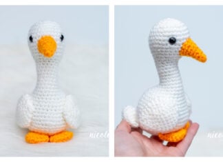 Gwen the Silly Goose Amigurumi Free Crochet Pattern