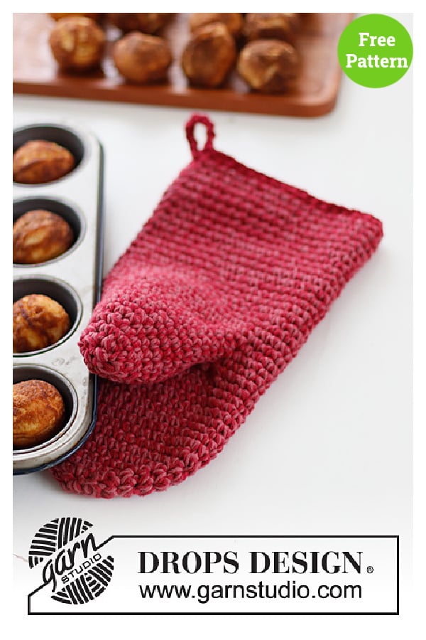 Holiday Mitts Free Crochet Pattern