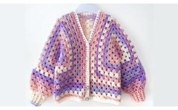 Horizon Children’s Cardigan Free Crochet Pattern