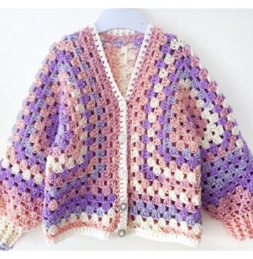 Horizon Children’s Cardigan Free Crochet Pattern