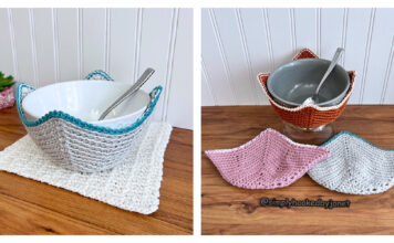 Kitchen Bowl Cozy Free Crochet Pattern