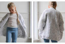 Mini Nova Cardigan Free Crochet Pattern