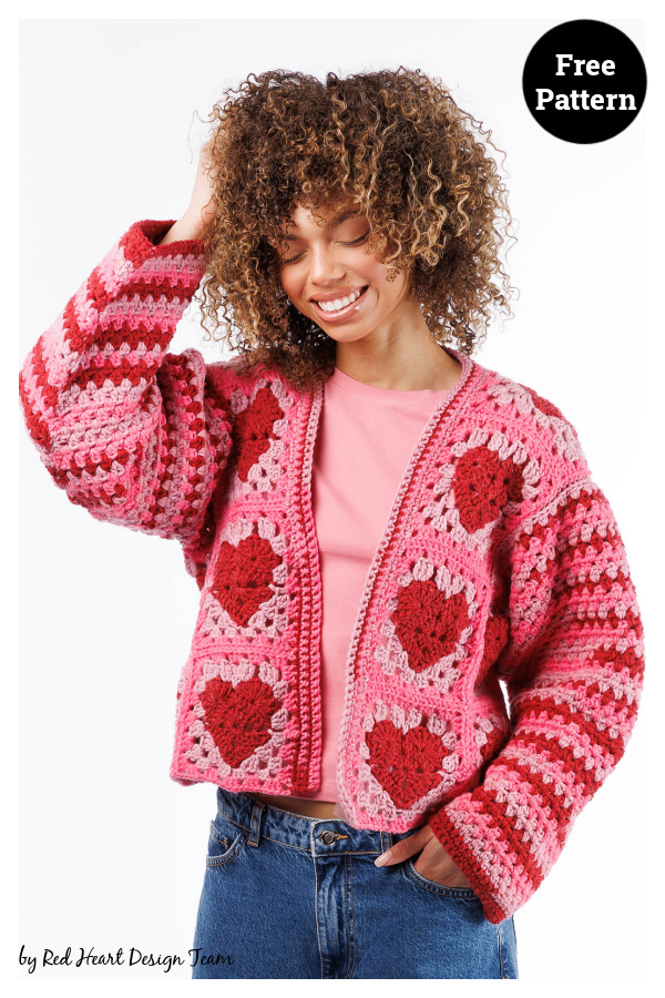 Party Hearty Cardi Free Crochet Pattern