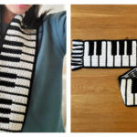 Piano Key Scarf Crochet Patterns