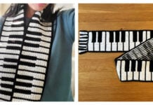 Piano Key Scarf Crochet Patterns