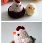 Pocket Chicken Family Crochet Pattern and Video Tutorial