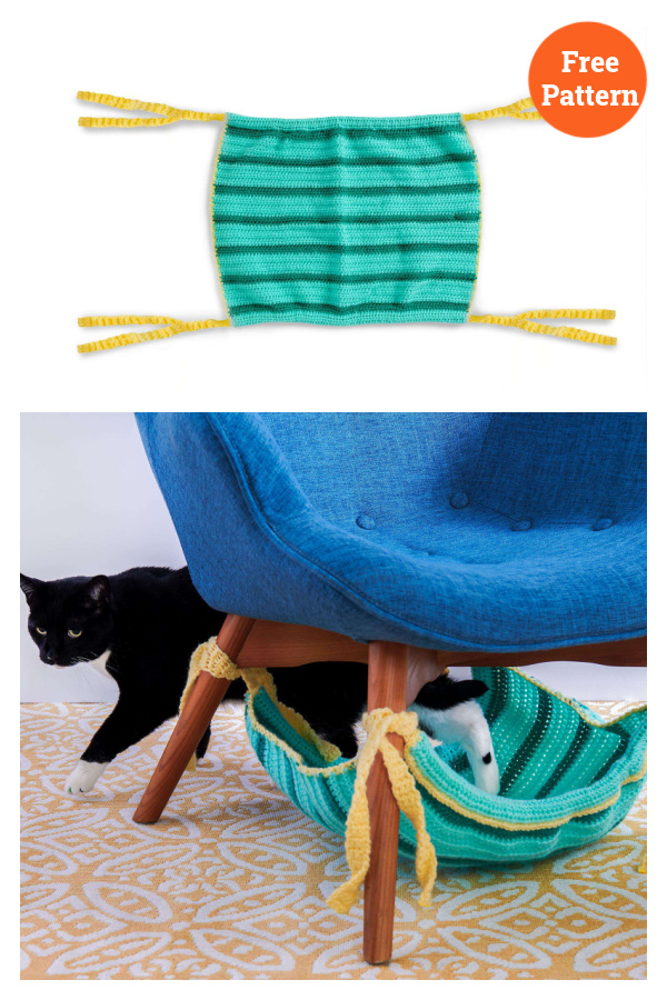 Sweet Dreams Pet Hammock Free Crochet Pattern