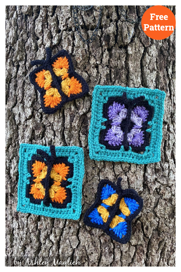 The Dreamfly Square Free Crochet Pattern