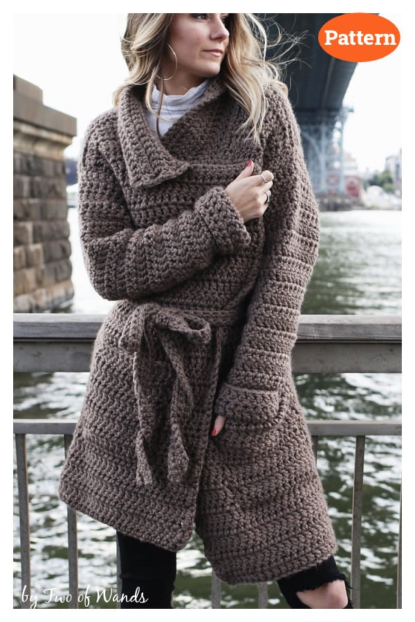 Tribeca Trench Coat Crochet Pattern