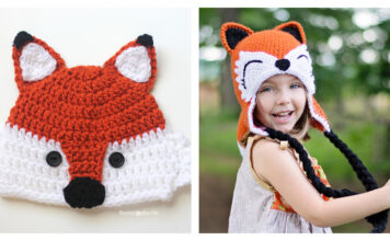 Woodland Fox Hat Crochet Patterns