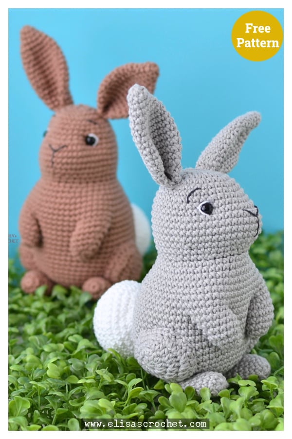 Amigurumi Spring Bunny Free Crochet Pattern