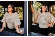 Angelica Wide Sleeve Sweater Free Crochet Pattern