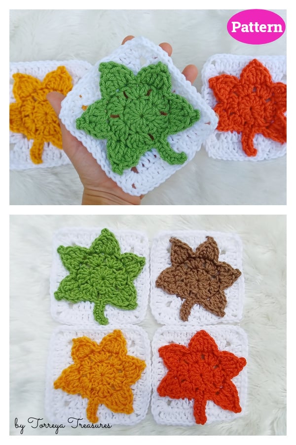 Autumn Wonderland Leaf Crochet Pattern