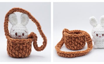 Bunny in a Basket Amigurumi Free Crochet Pattern