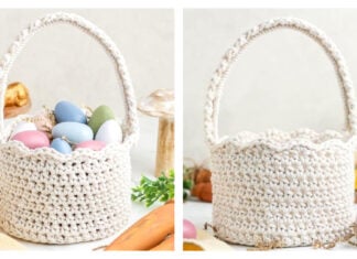 Easter Basket Free Crochet Pattern