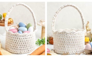 Easter Basket Free Crochet Pattern