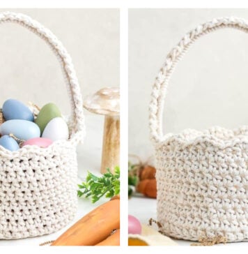 Easter Basket Free Crochet Pattern