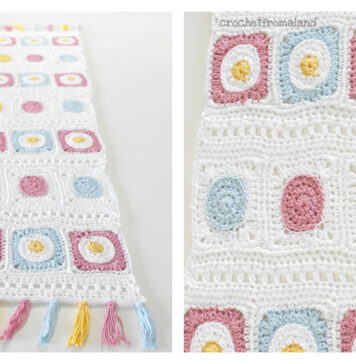 Easter Table Runner Free Crochet Pattern