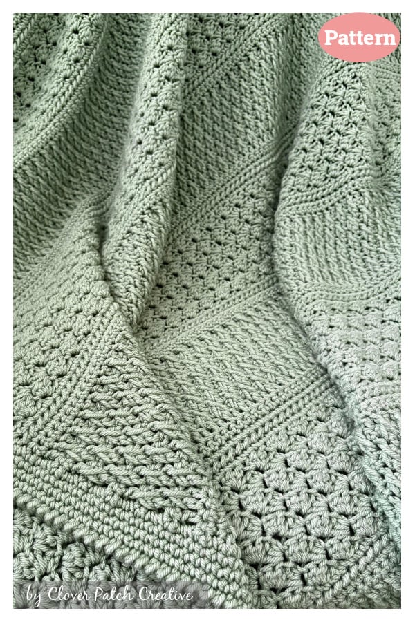 Field and Forest Throw Crochet Pattern