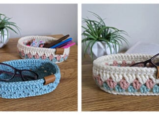 Glasses Holder Free Crochet Pattern