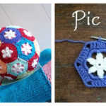 Grandma Star Hexagon Free Crochet Pattern