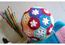 Grandma Star Hexagon Free Crochet Pattern