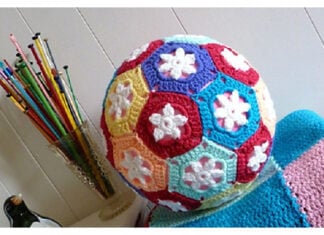 Grandma Star Hexagon Free Crochet Pattern