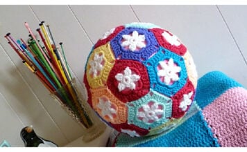 Grandma Star Hexagon Free Crochet Pattern