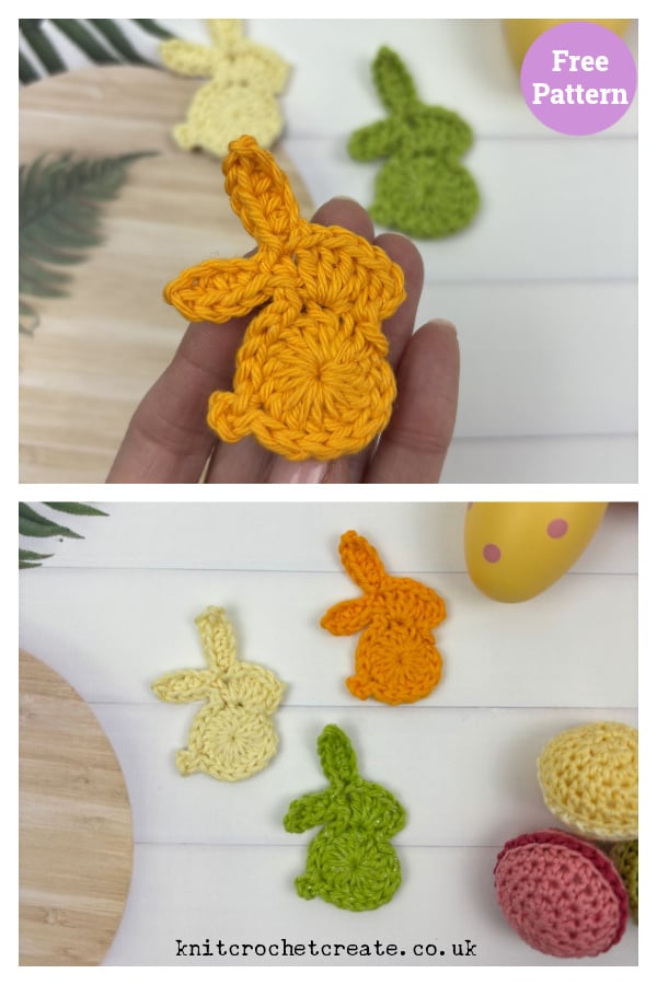 Little Easter Bunny Motif Free Crochet Pattern