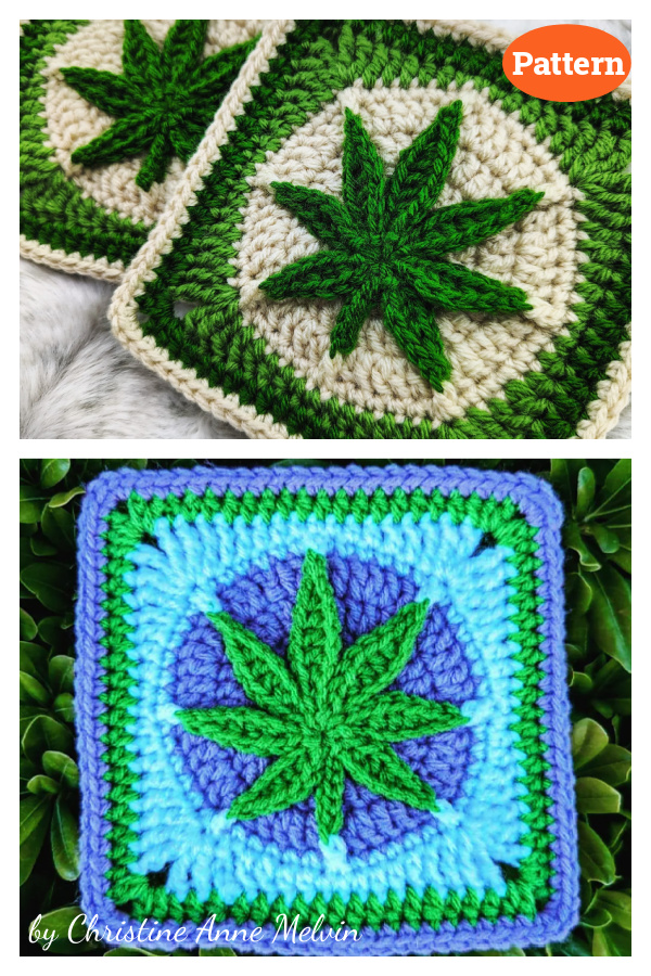 MaryJane Granny Square Crochet Pattern
