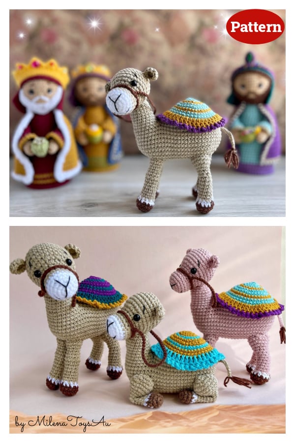 Nativity Scene Camel Crochet Pattern