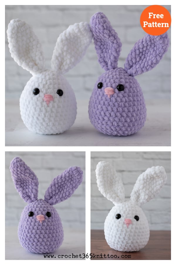 Squishy Amigurumi Bunny Free Crochet Pattern