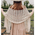 Summer Rectangle Shawl Free Crochet Pattern and Video Tutorial