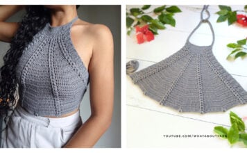 Tallulah Wrap Top Crochet Pattern and Video Tutorial