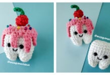 Tooth and Sweet Tooth Pin Cushion Free Crochet Pattern