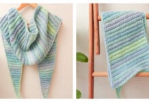 Watercolor Shawl Free Crochet Pattern and Video Tutorial