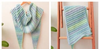 Watercolor Shawl Free Crochet Pattern and Video Tutorial