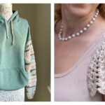 Add Crochet Sleeves to Fabric Clothes Free Patterns