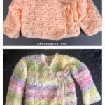 Baby Wrap Sweater Free Crochet Pattern