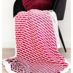 Brickwork Baby Blanket Free Crochet Pattern