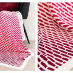 Brickwork Baby Blanket Free Crochet Pattern