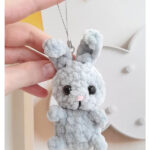 Bunny Keychain Crochet Pattern