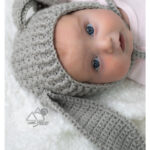 Bunny Lamb Baby Bonnet Free Crochet Pattern and Video Tutorial