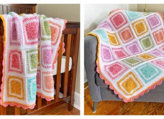 Cotton Candy Parade Blanket Free Crochet Pattern