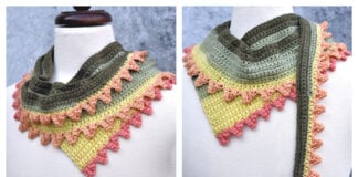 Dragon Tail Skinny Scarf Free Crochet Pattern