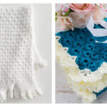 Fantail Shell Stitch Blanket Crochet Patterns